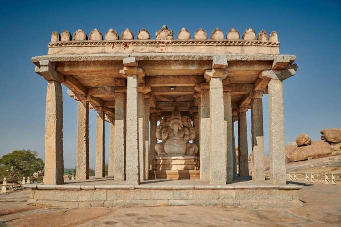 Visit Mustard Seed Ganesha along with other attractions on a 7.5 hour tour of Hampi 