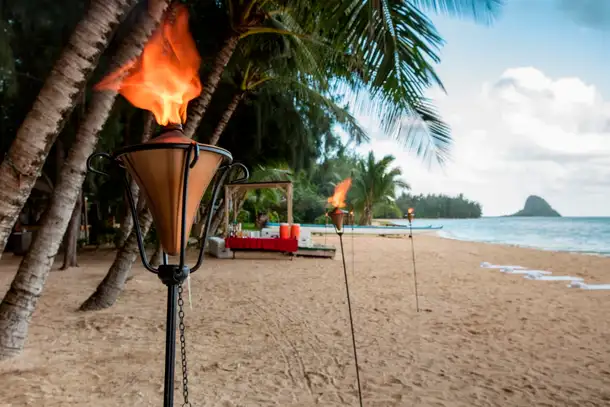 Relax in the secret island at Kualoa Ranch