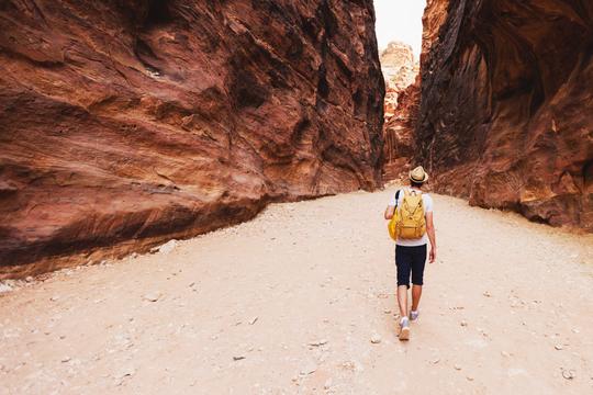 Enjoy hiking on the trails of the canyon