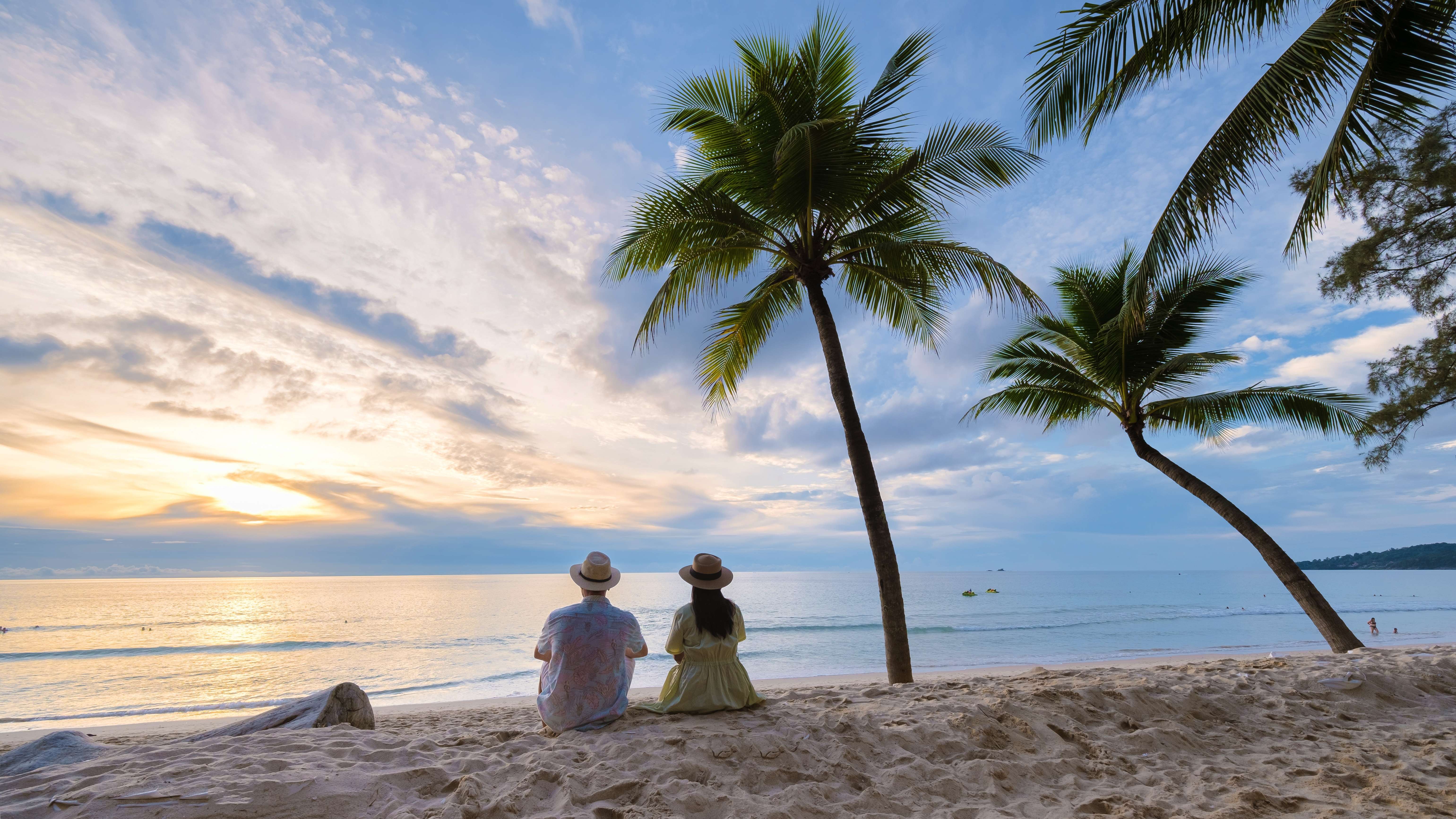 Couple on Radhanagar Beach, Andaman
