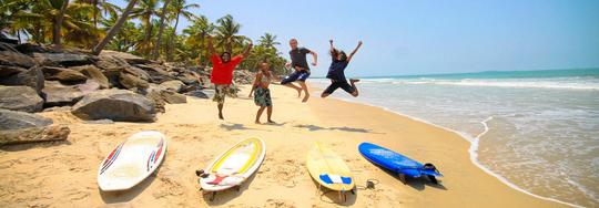 Surf Through Thrilling Waves In Pondicherry Image