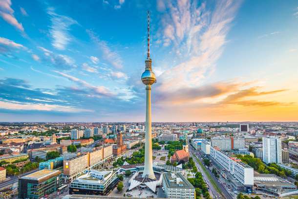 Admire the magnificence of the spectacular Berlin TV Tower