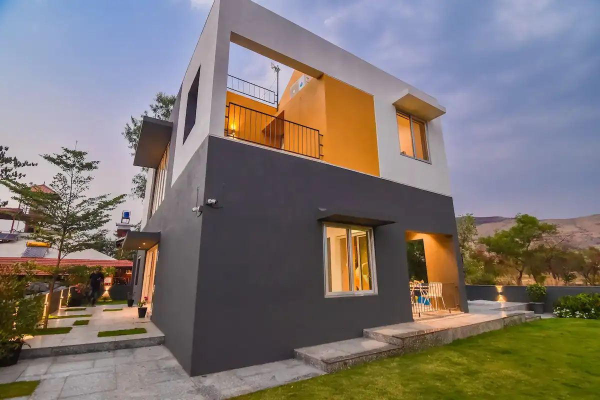 Back View of the Villa