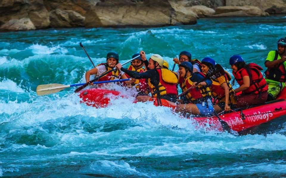 Enjoy an adrenaline-packed white-water rafting adventure on the Kundalika River