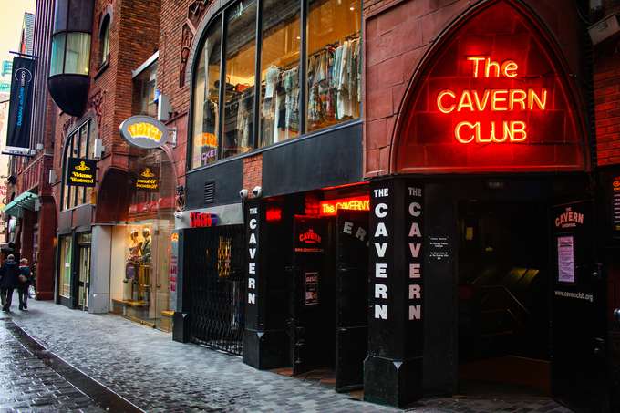 Visit the ancient Cavern Club in the Liverpool