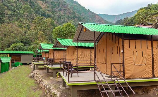 Camping in Rishikesh With Swimming Pool Image