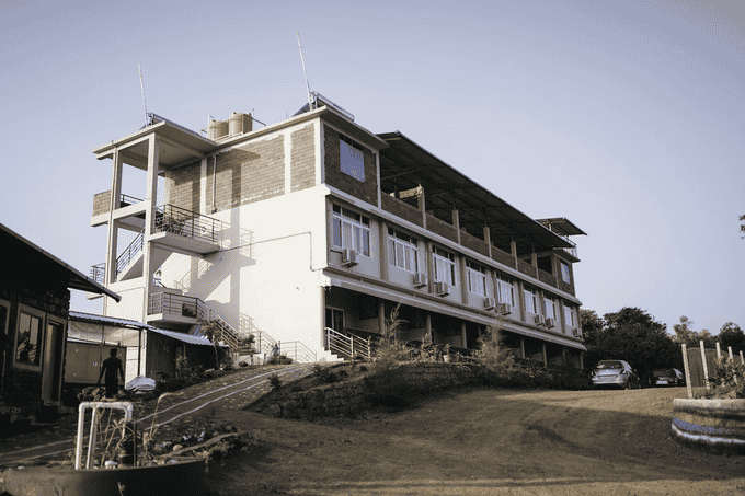 Facade view of the homestay