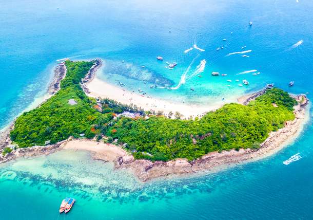 Aerial View of Koh Larn
