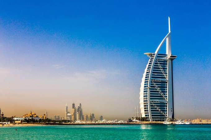 Capture the Burj Al Arab, one of the most famous landmarks in Dubai