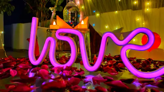 Whimsical Cabana Rooftop Dinner in Gurgaon Image