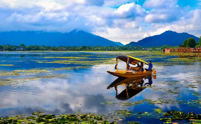 Traditional Wooden Boats in Srinagar
