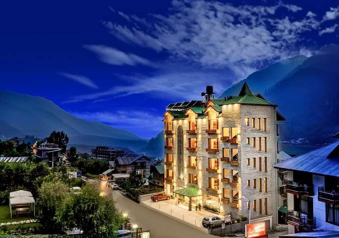 Admire the beauty of the Coral Resort and Spa, Manali