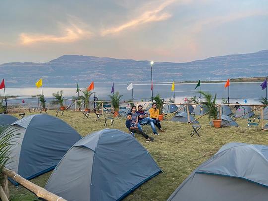 Camping In Malshej Image