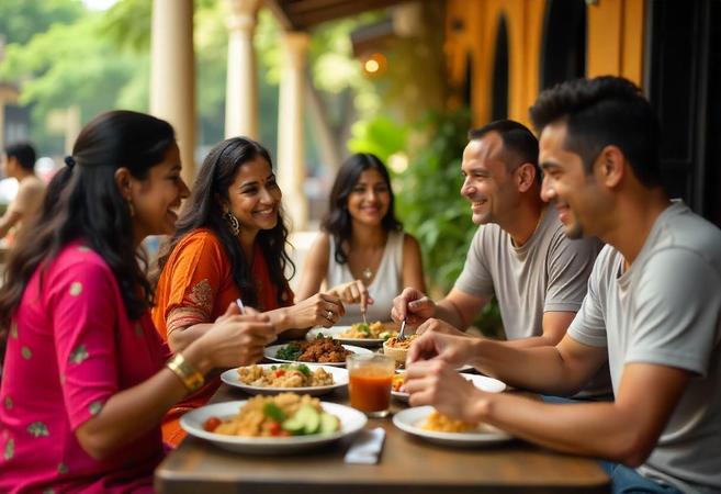 Engage with your friends and family as you talk about the unique flavours of Goan food