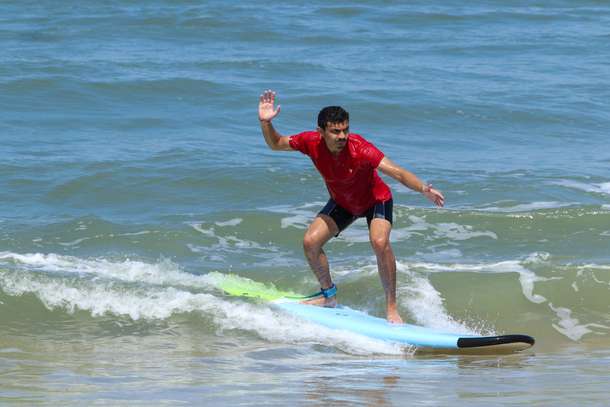 Surfing Session in Mangalore, Karnataka