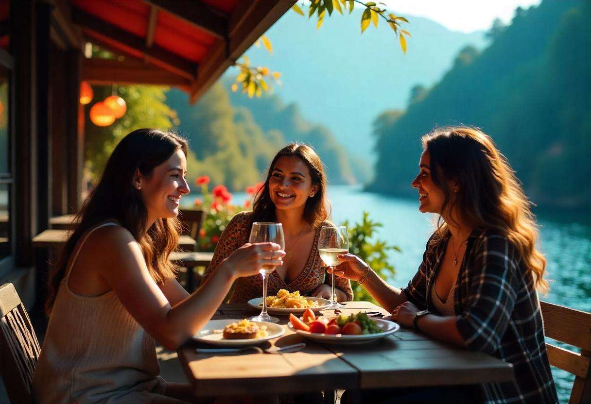 Riverside Israeli Lunch & Local Apple Wine Tasting Experience in Kasol