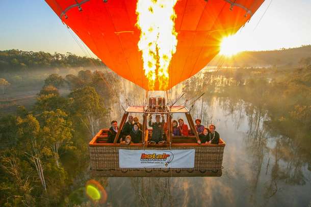 Hot air balloon ride