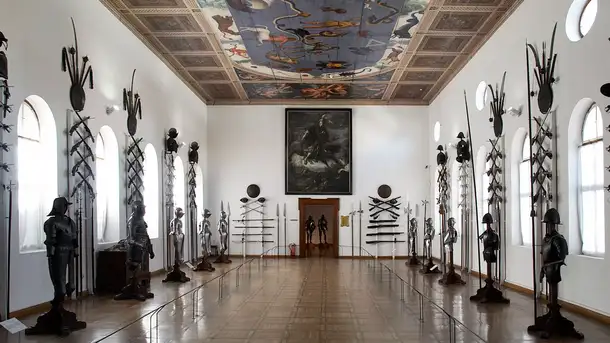Get amazed by the armour collection at the castle