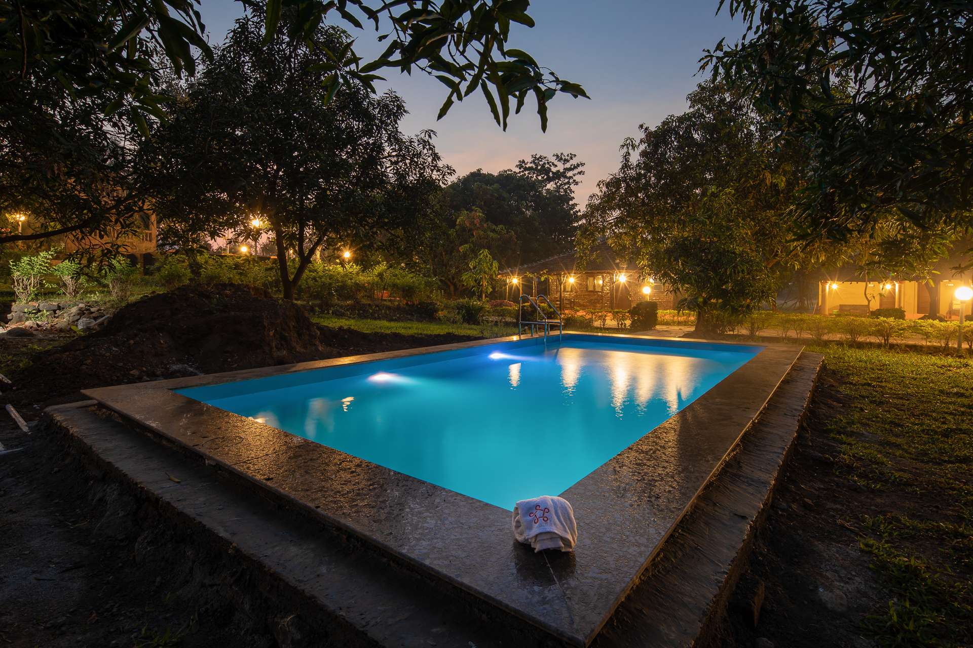 Outdoor swimming pool