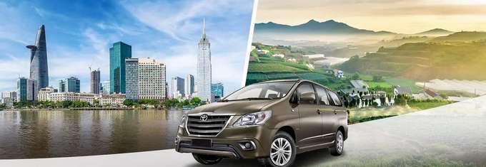 Take a car transfer to various locations across Ho Chi Minh