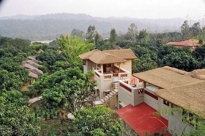 Arial View of the resort