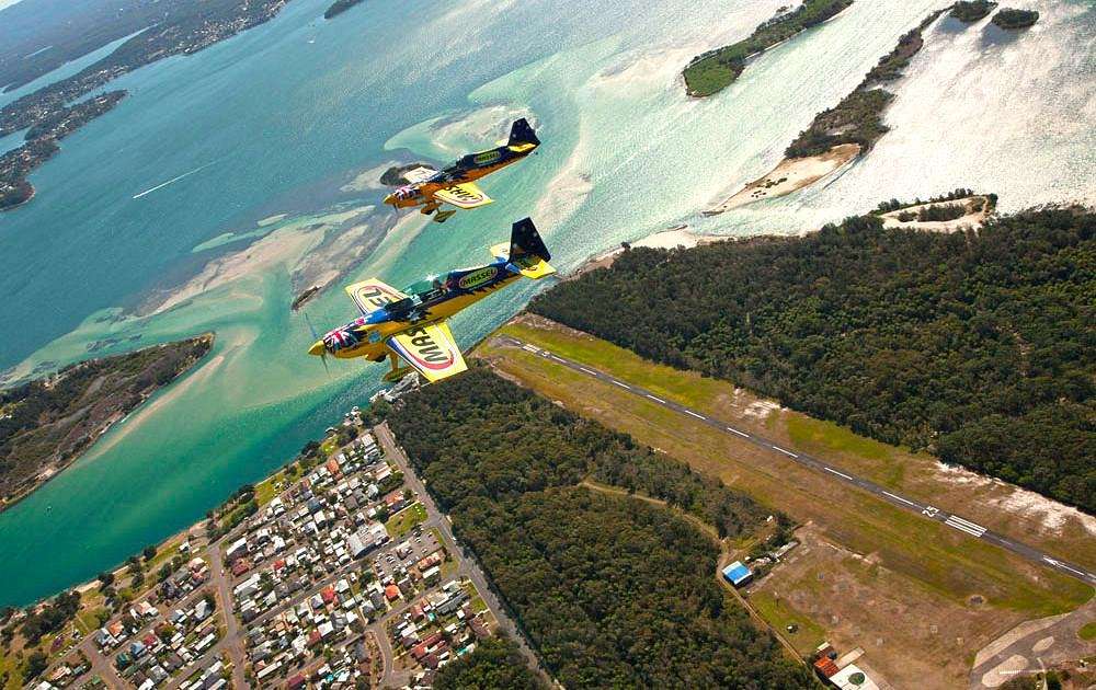 Fly with Matt Hall & feel the rush over Lake Macquarie skies