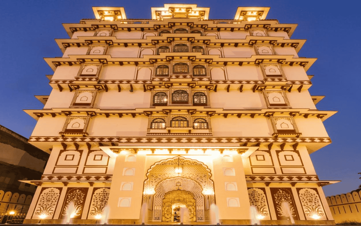 Exterior view of the haveli