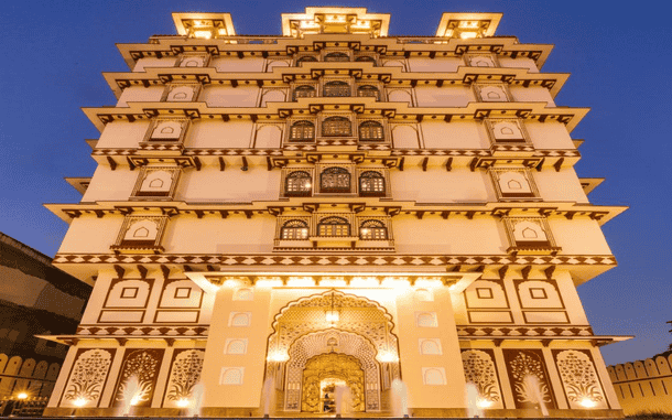 Exterior view of the haveli