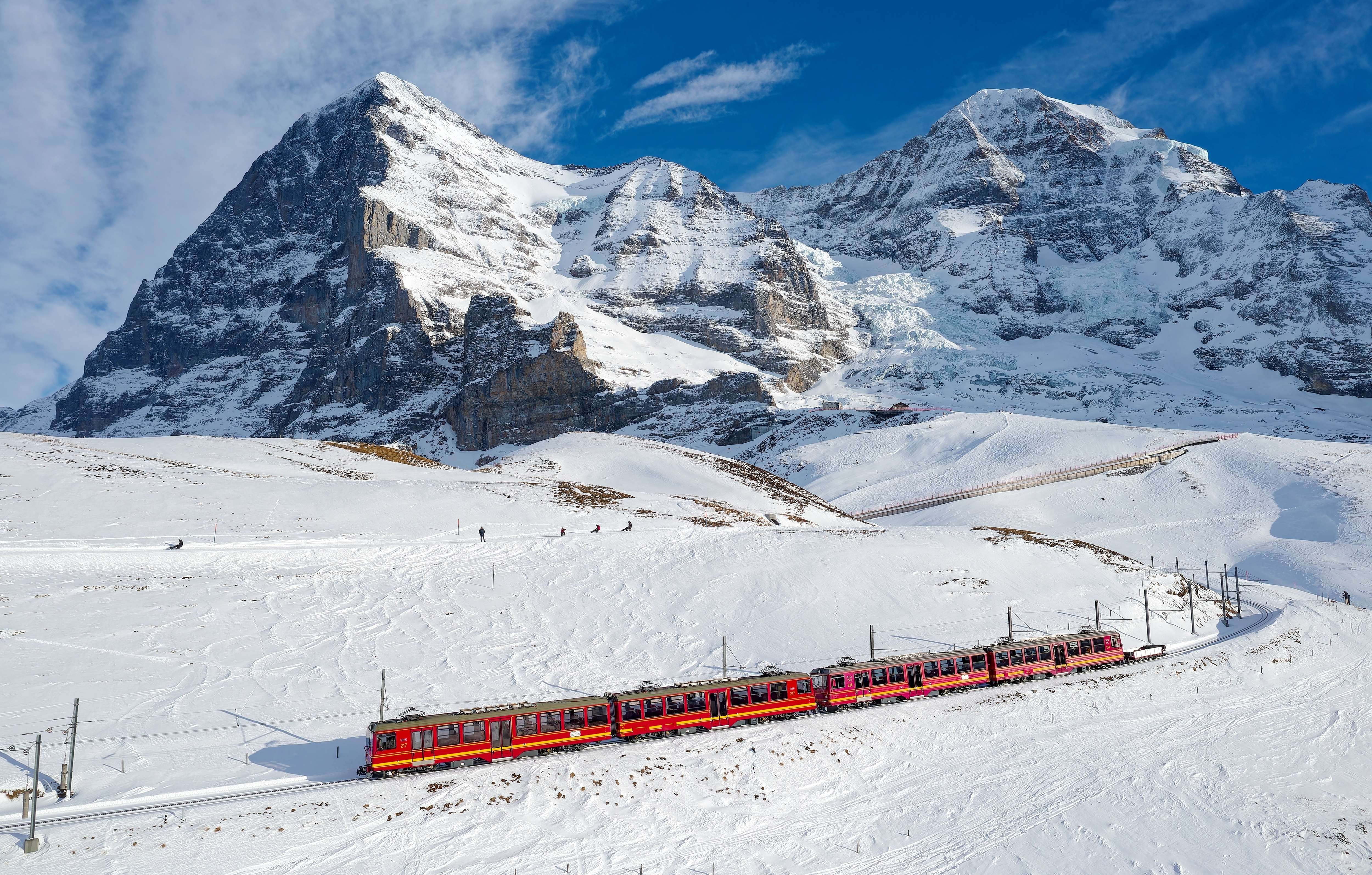 Enjoy a scenic cogwheel journey to the Top of Europe, Jungfrau