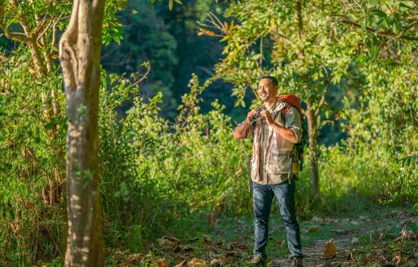 Spot colorful Himalayan birds along during the forest walk in Mussoorie