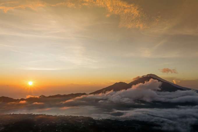 Mount Batur Sunrise Trekking with Ayung River Rafting in Bali