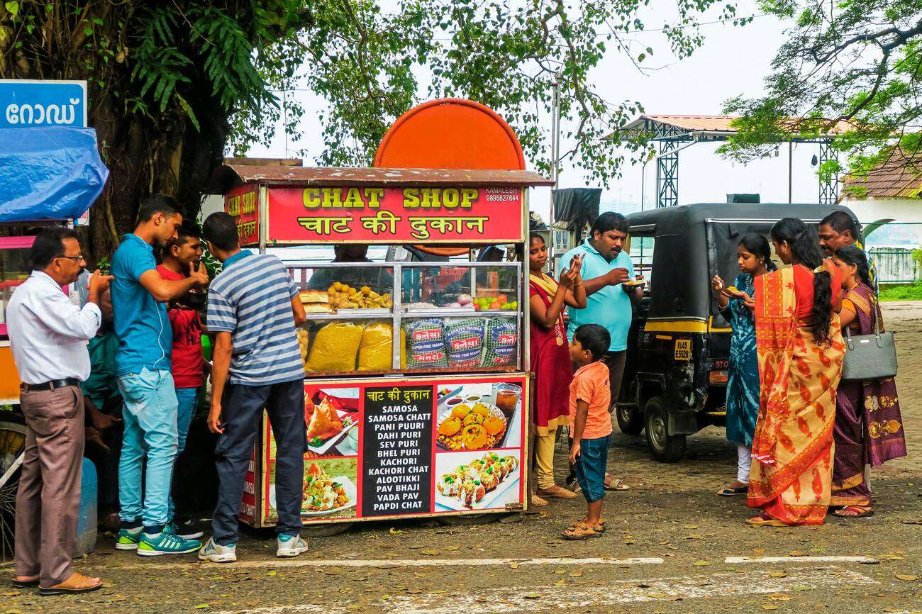 Visit various street vendors during your food walk