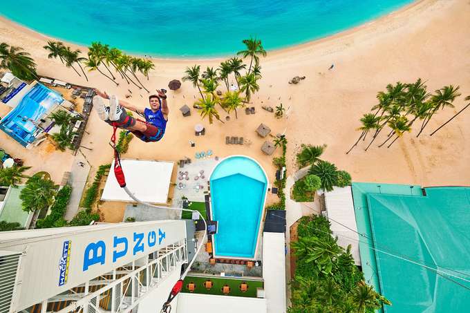 Bungy Jump at Skypark Sentosa