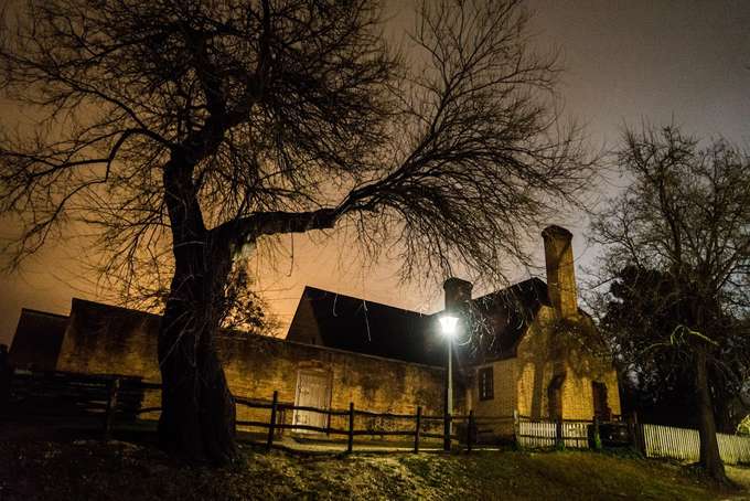 View of Colonial Williamsburg Courthouse