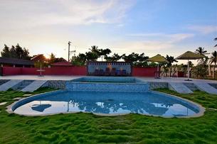 Outdoor swimming pool of the resort