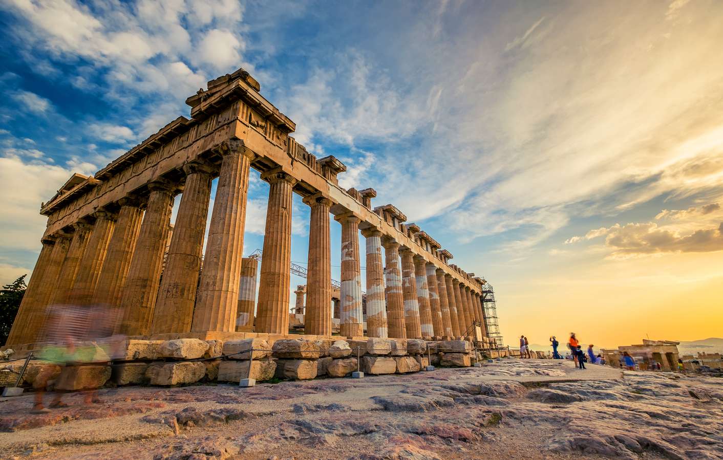 Amazing architecture of Parthenon