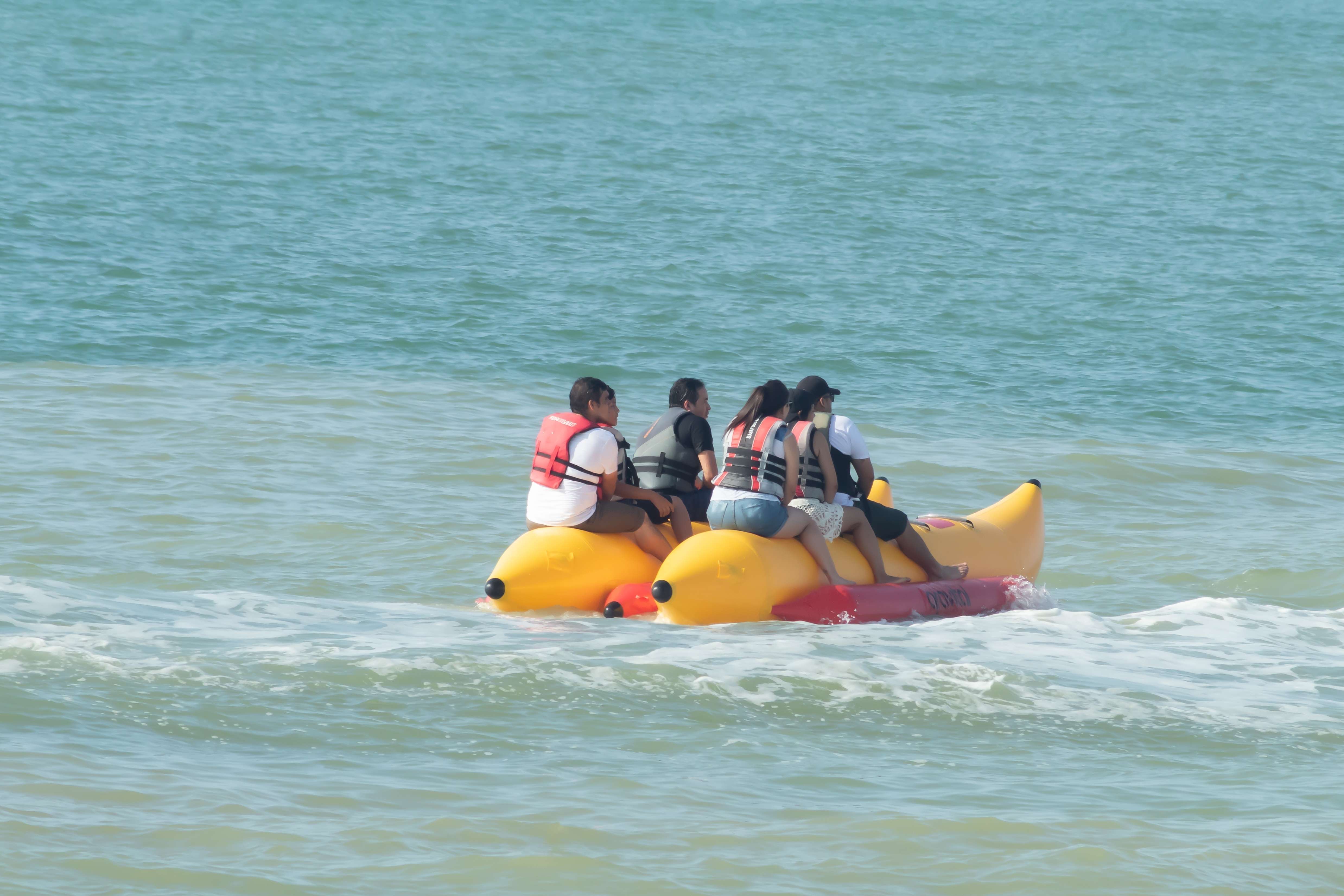 Ride the waves in Mandarmani for an unforgettable banana ride adventure