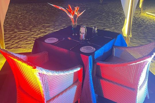 Candle Light Dinner on Mabor Beach Image