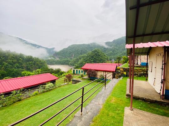 Riverside Camping in Rishikesh Image