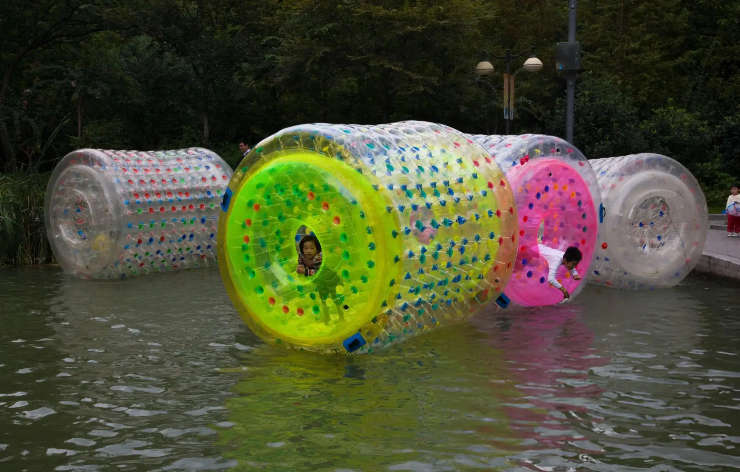 Get a chance to walk on water with the Aqua Roller