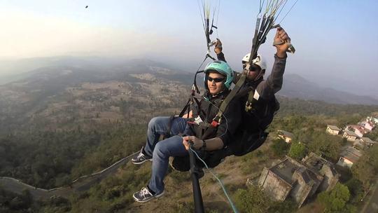 Paragliding In Saputara Image