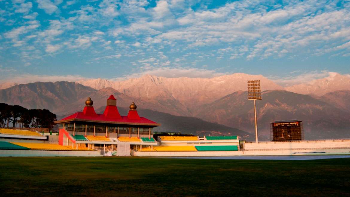HPCA Stadium, Dharamshala is considered as the most beautiful cricket stadium in the world.