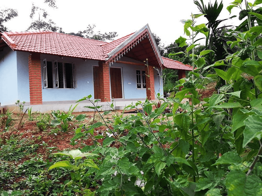 Façade of the cottage