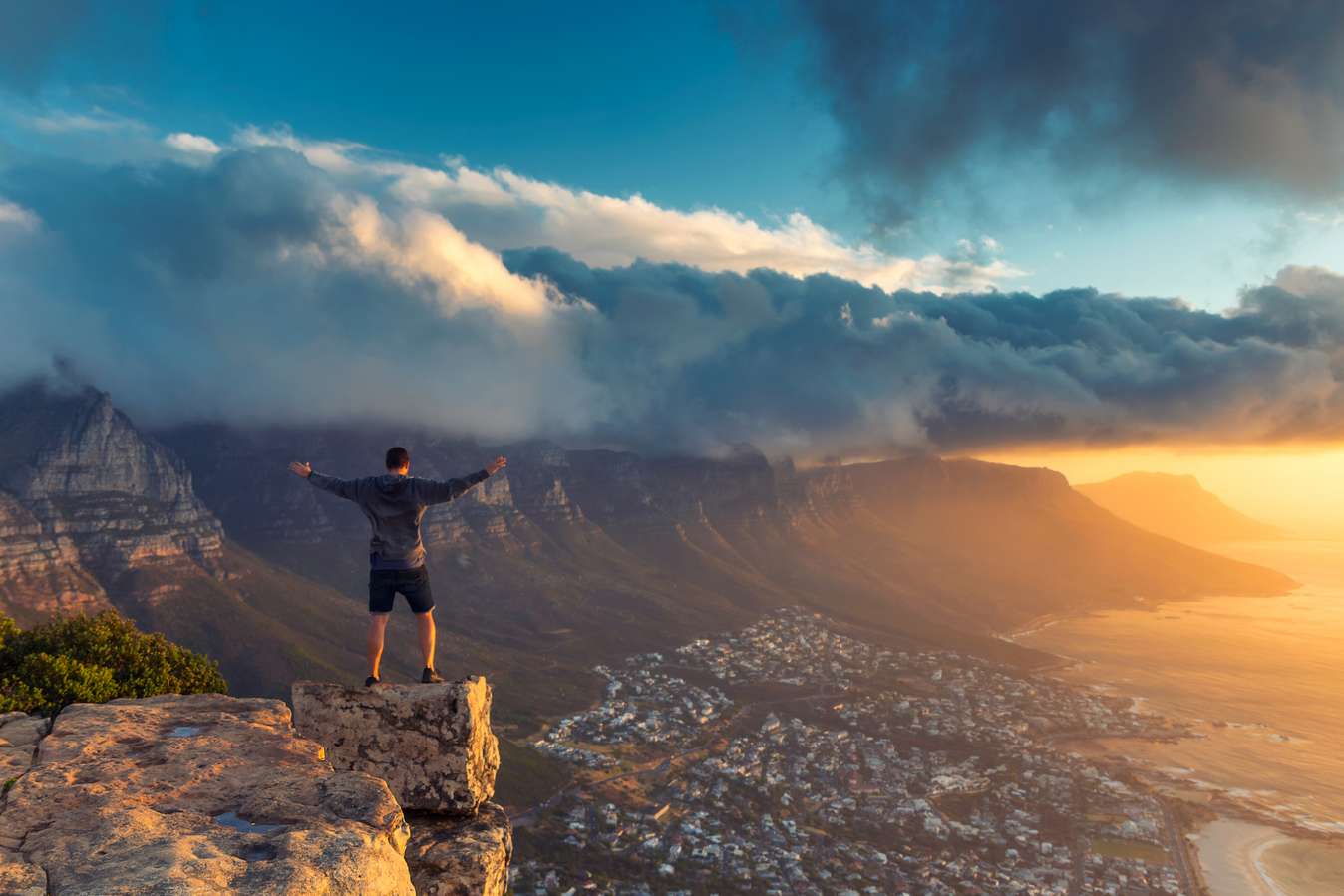 Revel in stunning views from the Lions Head at the Table Top