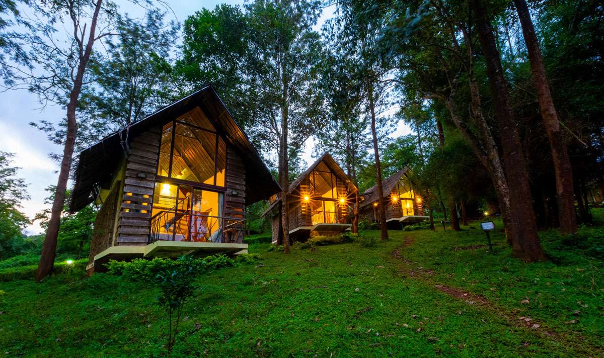 Stay in Gorukana Eco Wellness Retreat overlooking the green valleys of Western Ghats
