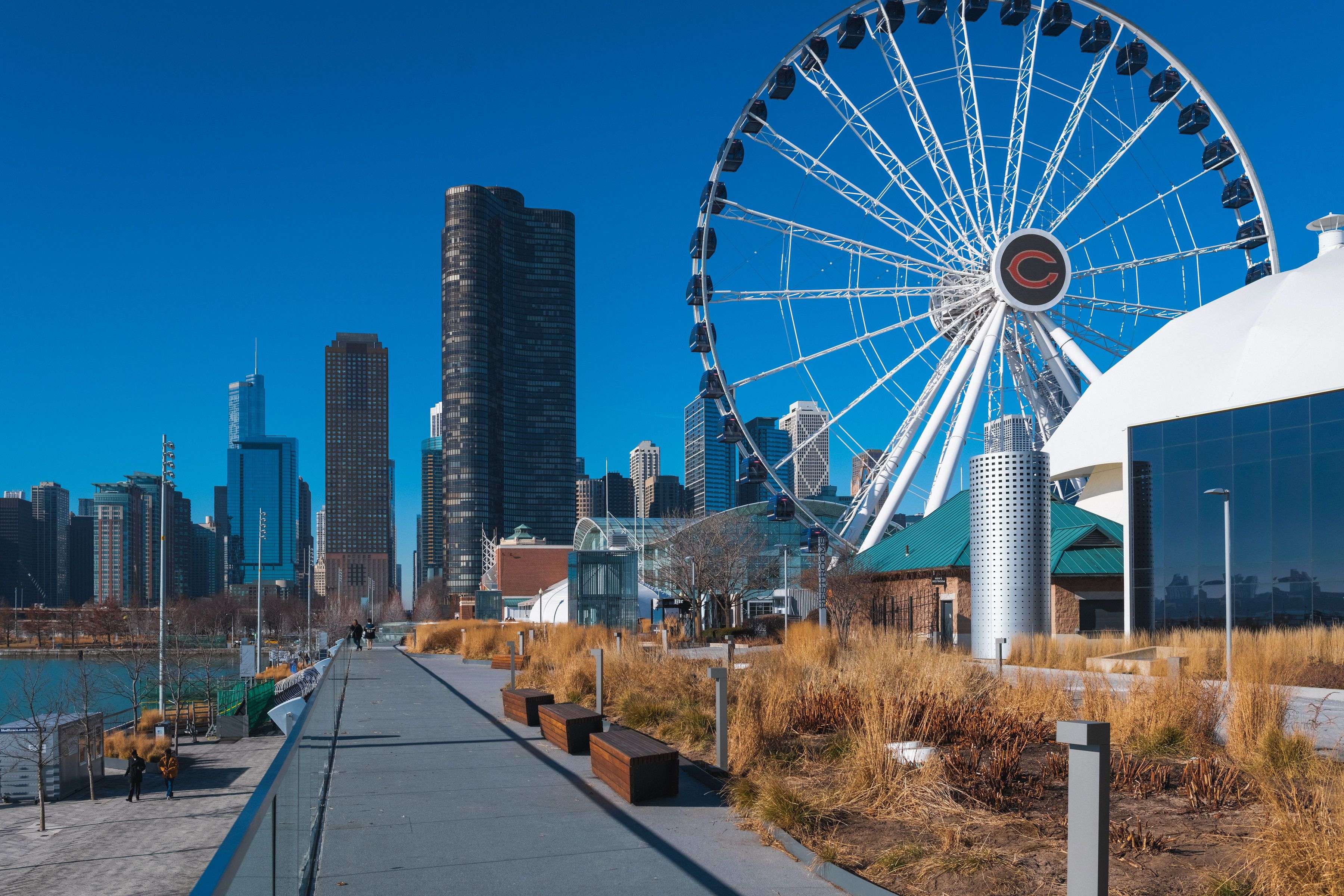 Experience a ride on the Centennial Wheel at Navy Pier