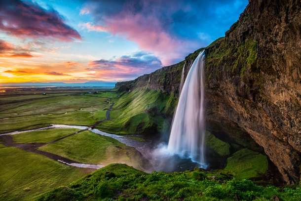 Seljalandsfoss Waterfall, A Nature's Paradise