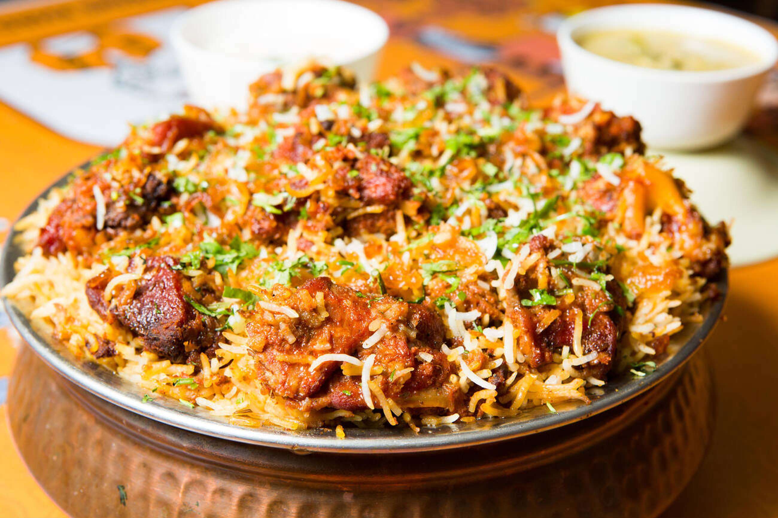 Indulge in rich, flavorful Biryani, a true taste of Mughal heritage
