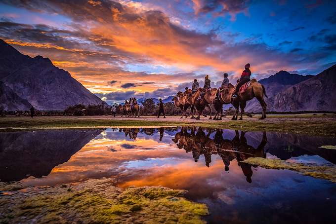 Marvel at the vast dunes of Hunder