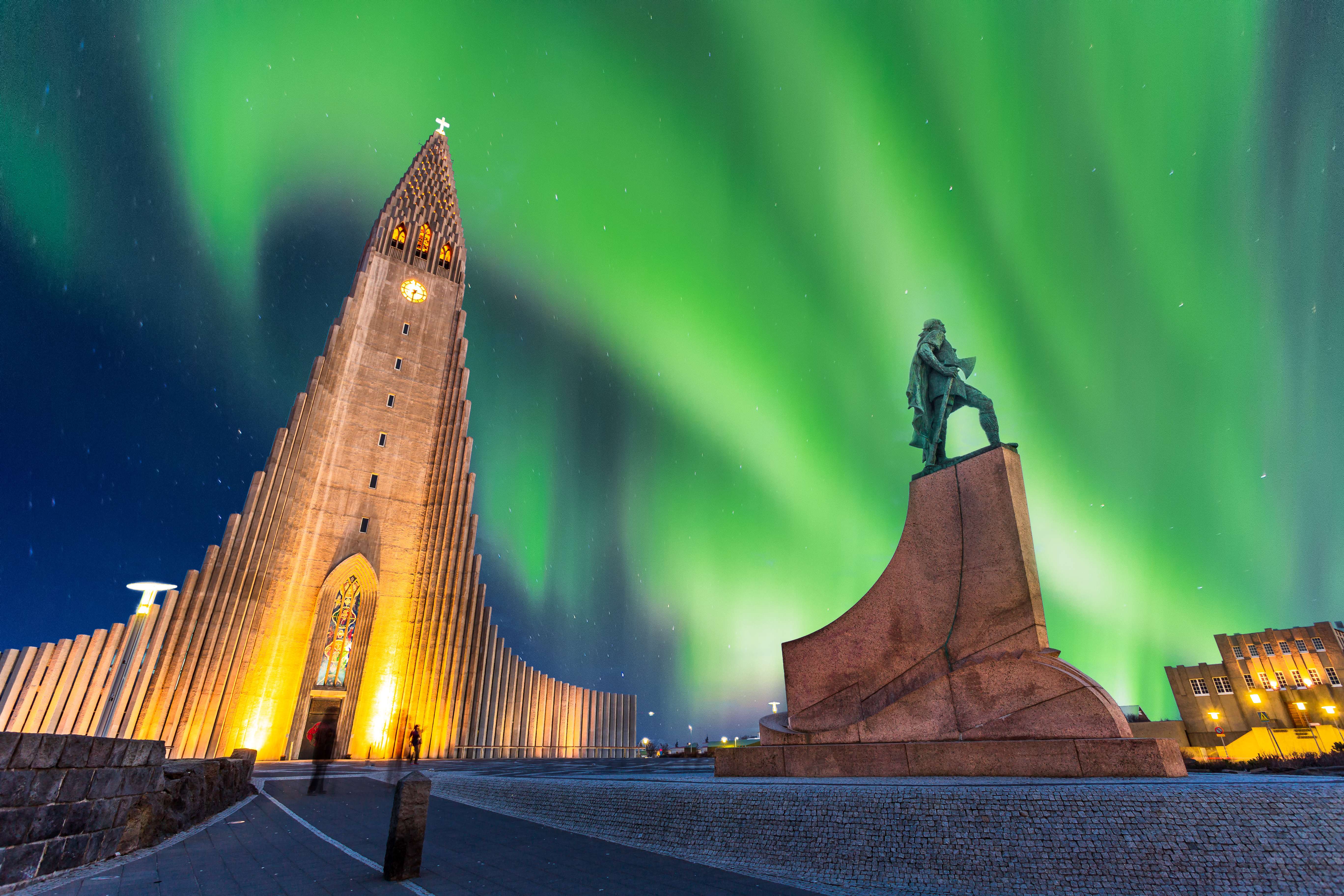 Stunning view of Hallgrimskirkja